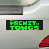 Tong bumpah bumpersticker (Op auto)