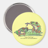 Tong gebonden kikkers magneet (Voorkant / Achterkant)