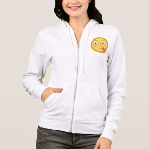 Tong Uit Emoji Grappig Onnozel Gezicht Hoodie