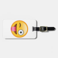 Tong uit met knipperend oog - Emoji