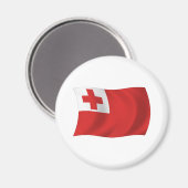 Tonga Flag Magnet Magneet (Voorkant / Achterkant)