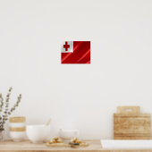 Tonga - Golfvlag - Poster (Keuken)