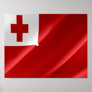 Tonga - Golfvlag - Poster