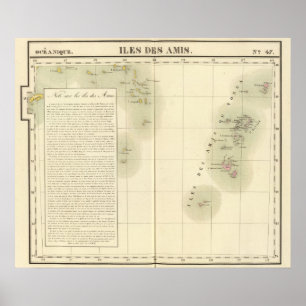 Tonga Oceania nr. 47 Poster