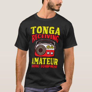 Tonga Ontvanger radioapparatuur Mannen Vrouwen T-shirt