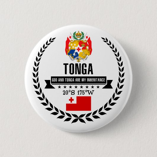 Tonga Ronde Button 5,7 Cm (Voorkant)