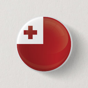 Tonga Round-pictogramvlag Ronde Button 3,2 Cm