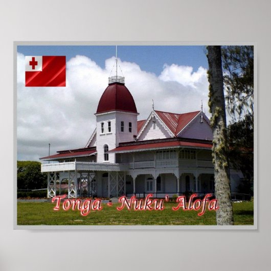 Tonga - Royal Palace - Poster (Voorkant)