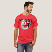 Tonga Rugby Fans T-shirt Kick (Voorkant volledig)