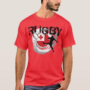 Tonga Rugby Fans T-shirt Kick