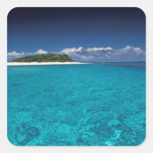 Tonga, Vava'u, Landschap Vierkante Sticker