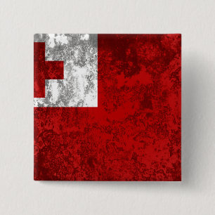 Tonga Vierkante Button 5,1 Cm