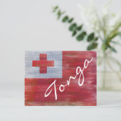 Tonga-vlag Briefkaart (Staand voorkant)
