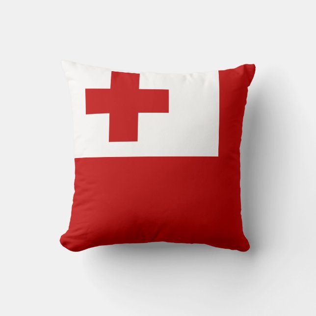 Tonga-vlag Kussen (Voorkant)