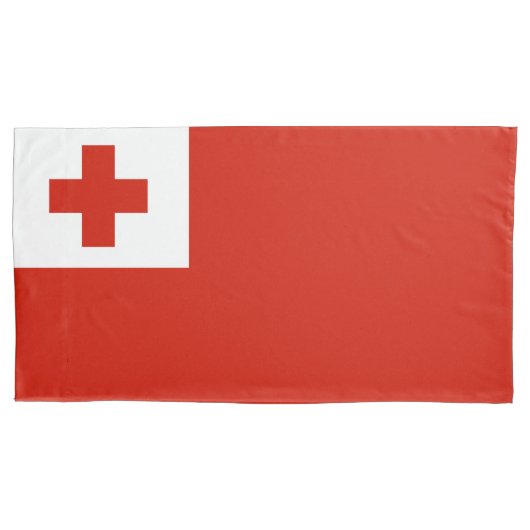 Tonga vlag kussensloop (Voorkant)