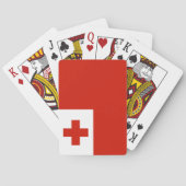 Tonga vlag pokerkaarten (Achterkant)