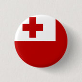 Tonga-vlag Ronde Button 3,2 Cm (Voorkant)