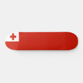 Tonga vlag skateboard (Horizontaal)