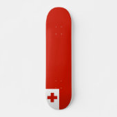 Tonga vlag skateboard (Voorkant)