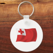 Tonga Vlag Sleutelhanger (Voorkant)