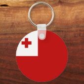Tonga-vlag Sleutelhanger (Voorkant)
