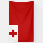 Tonga-vlag Spandoek (Verticaal)