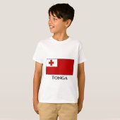 Tonga-vlag T-shirt (Voorkant volledig)