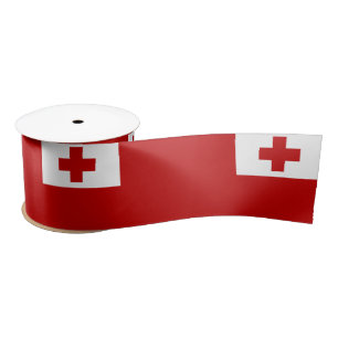 Tonga-vlag & Tonga-reizen, vakantie/sport Lint