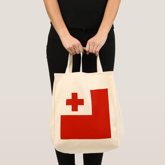 Tonga vlag tote bag (Voorkant (product))