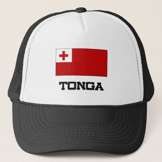 Tonga-vlag Trucker Pet (Voorkant)