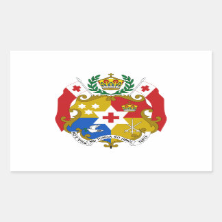 Tonga-wapenschild Rechthoekige Sticker