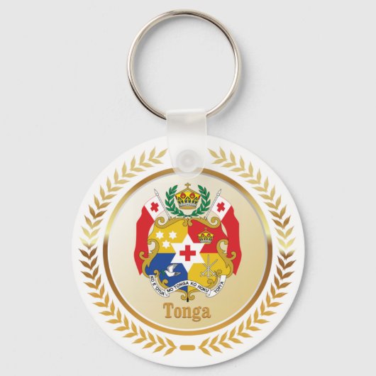 Tonga-wapenschild Sleutelhanger (Voorkant)