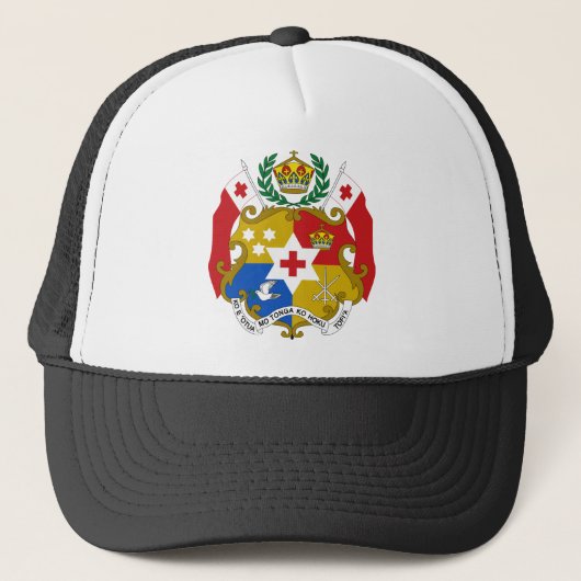 Tonga-wapenschild Trucker Pet (Voorkant)