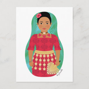 Tongan Matryoshka-Briefkaart Briefkaart