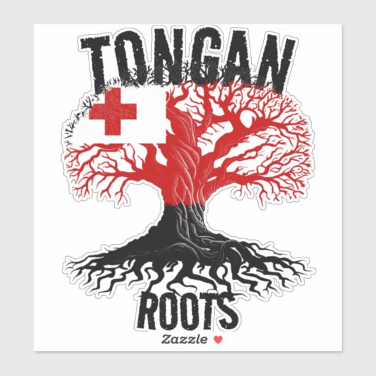 TONGAN ROOTS STICKER (Vel)