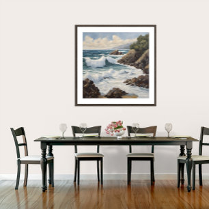 Tongapōrutu - Uitgerekte canvasprint Canvas Afdruk