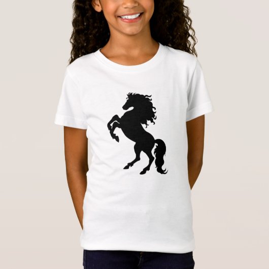 Tongarije op de zwarte Paardenbank T-shirt (Voorkant)