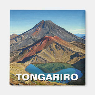 Tongariro Nationaal Park Nieuw-Zeeland Reizen Magneet