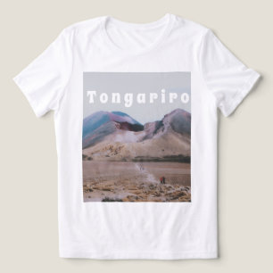 Tongariro Nationaal Park, Nieuw-Zeeland Souvenir Tri-Blend Shirt