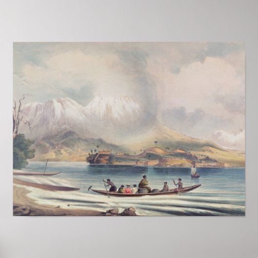 Tongariro Volcano, Nieuw-Zeeland Poster (Voorkant)