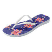 Tongs 4 juillet FLAG motif Flip Flops (Incliné)