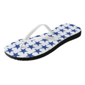 Tongs 4 juillet Red, White & Blue Stars US Flag Beach (Incliné)