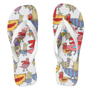 Tongs 4 Oiseaux amusants Thunder_Cove