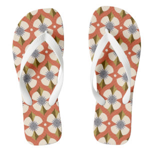 Tongs 7os betercup fleur brun