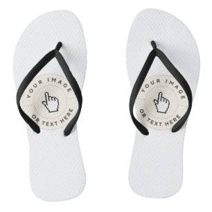 Tongs à fines bretelles - personnalisé (ajouter im