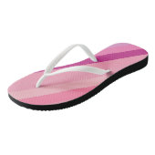 Tongs à Rayure Rose (Incliné)