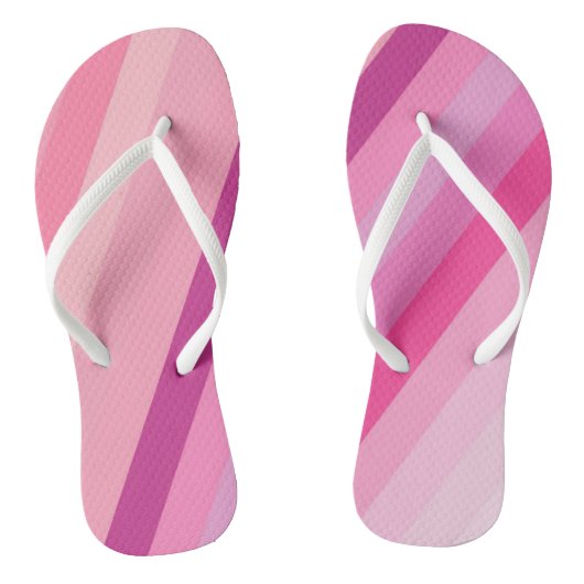 Tongs à Rayure Rose (Semelle)