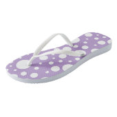 Tongs à taches violettes (Incliné)