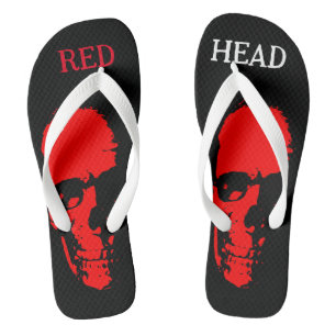 Tongs à tête rouge