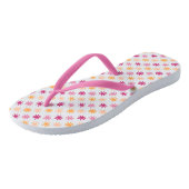 Tongs Aastérisque mignon S - Rose et Oranges (Incliné)